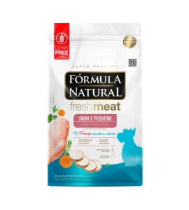 Ração Fórmula Natural Fresh Meat Cães Adultos Mini e Pequeno Frango